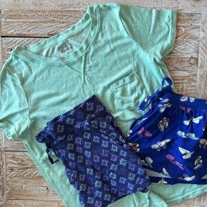 💤Croft & Barrow Pajamas + bonus PJ shorts!💤 ~sm/med